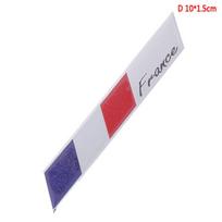 3D Aluminum Car Styling France Flag Emblem Badge Car Sticker Decals Car-Styling For Peugeot 307 206 207 Citroen Renault DS C2 C3