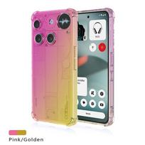 Clear Gradient Airbag Cover For Nothing Phone 3 Phone3 Transparent Soft TPU Shockproof Back Case For Nothing Phone 3A Pro For Nothing Phone 3
