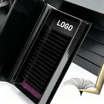 Factory Price 5-25mm J B C CC D Curl Natural Matte Soft for Vegan Cruelty-Free Volume Lash Extension Trays Extensions regular box&6 mm&J&0.03 mm juoda