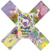 Kristalinis Vienaragis Tarot Kortų Žaidimas Būrimas Oracle Divinacijos Vizijų Leidimas Žinučių Lenta Kortų Rinkinys