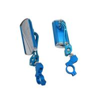 Flexible And Ultra-light Aluminum Mountain Bicycle Rearview Mirror For Cycling Fun mėlyna