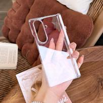 Applicable to Galaxy zFold7 transparent phone case ZFlip7 central axis magnetic suction Mate X6 ultra-thin Magic V6 samsung z fold 7