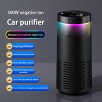 2025 New Car Air Purifier 24 Hours Remove Formaldehyde & Odors 360° 2-Mode with Mood Light USB Rechargeable for New Car & Travel juoda
