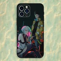 Cyberpunk Game E-Edgerunners Phone Case For iPhone 16,15,14,13,12,11 Plus,Pro Max,XS,X,XR,SE,Mini,8,7,Soft Silicone Black Cover iPhone13PRO