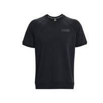Under Armour Solid Color Crew Neck Training Short Sleeve T-Shirt Men Tops Black 1379687-001 XXL black