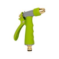Aluminum Alloy Rubber-Coated High-Pressure Car Wash Water Gun with Nozzle Brush for Gardening and Washing