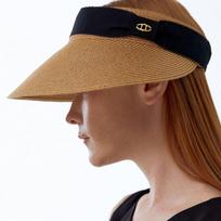 athe vanessabruno Bag Raffia Hat AAHE4E742BK XXX
