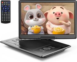 Yoton Nešiojamas DVD HD LCD Dvigubas atkūrimo laikas ir dvikryptis lankstymas Be regiono kortelės AV TV Paskutinio atkūrimo atmintis Puikiai tinka ir namų naudojimui Ne grotuvas, juoda