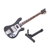 Miniature Bass Guitar Replica, Craftwork, Exquisite Workmanship, Novel Design, Wooden Gift Case, Perfect Christmas Birthday  Kids & Musician Friends