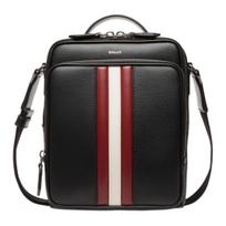 Bally Mythos Paladžio Metaliniai Aksesuarai Perdirbta Karvės Oda Pečių Kryžmai Nešiojama Rankinė Vyriškos Rankinės Juoda 6308448 Basic Set (Bag+Dust Bag)