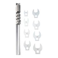 Open End Spanner As Picture Crowfoot Wrench Set Interchangeable Heads Non-slip Gear For Tight Spaces For Ratchet Drive China Mainland