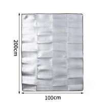 Eva Material Camping Ground Mat With Reflective Aluminum Layer For Outdoor Activities And Picnics 100cm