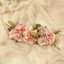 Thailand Flower Hair Comb Flower Wedding Bride Accessories Cute Flower Hairpin  Girl style 1