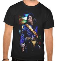 Michael Jackson Pop Rock Music Black T-shirt 1038 L