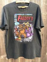 90s Vtg Five Nights at Freddy T-shirt Rare design Charcoal Tee NH18531 M