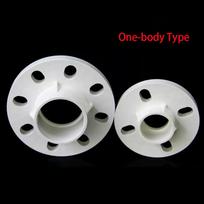 1PC 20~160mm PVC Flange Connector Plastic Water Pipe Equal Quick Joints Garden Irrigation Fittings Fittings Slip Socket Flanges (as the picture,1 PCS&20mm)