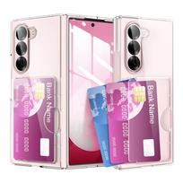Strong Folding Protection Case Card Pocket Cover for Samsung Galaxy Z Fold7 5G Fold 7 Zfold7 Fold6 Fold 6 Galaxy Z Fold7 gryna