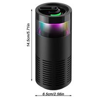 Car Air Purifier With Negative Ion Technology, Removes Odors, Formaldehyde, And Bacterias Car Interiors, Eliminates SmokeSmells juoda