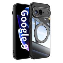 Applicable to googlePixel10 mobile phone case Google 8A/9ProXL rotating 360 magnetic pivot protection google pixel 10/10 pro large aperture