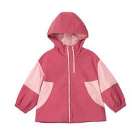LUSON Girls' Color-block Soft Shell Windbreaker 100