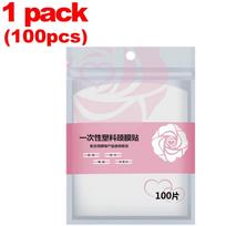 100-1000pcs DIY Neck Mask Stickers Paper Beauty Skin Care Tool Kits Film Neck Masks Wrap Disposable Plastic Transparent PE Mask