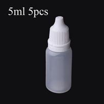 Liquid Sample Eye Dropper Scrapbooking Squeeze Bottle Glue Applicator Empty Plastic Paper Quilling 5ml-5pcs