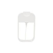 New 45ml white Portable Refillable Hand Sanitizer Alcohol Bottles Mini Card Spray Bottle Travel Sub-bottling Cosmetics Press balta
