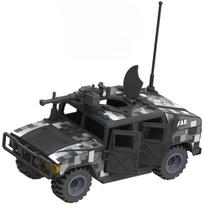 Military Army Armored Vehicle SUV Car Mini Action Figures Army Battle MOC Model Parts Building Blocks Toys for Boys No Playmobil