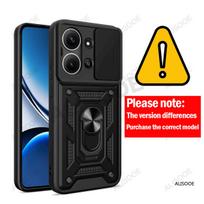 Capa for Xiaomi Redmi 15C Global Case Armor Slide Camera Lens Protection Back Cover Ring Stand Shockproof Funda Redmi 15C    (171mm)