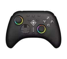„Deltaco Controller 2 C mygtukų RGB belaidis juodas jungiklis“