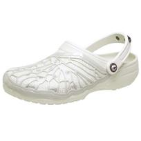 Crocs Classic clog crystal stylish and elegant hole shoes unisex white 37-38 balta