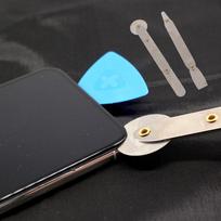 Kompiuterio Planšetinio Kompiuterio Išmaniojo Telefono Atidarymo Įrankis 2vnt Atidarytuvas Ritinėlis Atsuktuvas Ekrano Remonto Atidarytuvas Nerūdijančio Plieno Ašmenys Atsuktuvu gray