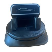 360° Rotatable Car Phone Holder, Made of ABS Material with Anti-slip Pad. Suitable for Dashboard Use in Cars, Offices, and Homes. Patterns May Vary juoda