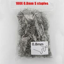 100pcs Welding Bumper Stapler Plastic Car Bumper Repair New Pre Cut Wave  Staples A