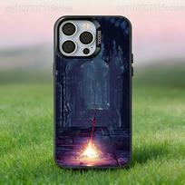 D-Dark Game S-Souls Black Phone Case Compatible with iPhone 17 16 15 14 13 12 11, Pro, Max, Plus, E, Air, Mini iPhone16pro