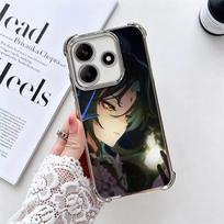 Genshin Impact Xiao Plating Phone Case For Xiaomi Redmi Note 14 15 Pro Plus 13 12 11 11S 11T 10 9S 9 5G Anti-Fall Airabag Cover Redmi Note 11T 5G