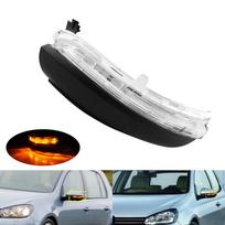 Kairės pusės sparno veidrodėlio LED posūkio signalo lemputė N/S VW Golf MK6 Touran Right white