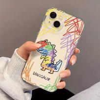 Phone Case For vivo Y31 Y400 Y04 V50 Y29 Y19S Y03 Y28 V60 V30E V40 Y27 Y36 Y100 Y17S V27 V29E V27E Lite 4G 5G Graffiti Dinosaur vivo V40 Lite 5G