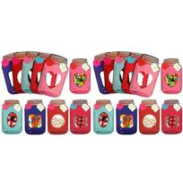 ABBP-100 Pack Valentines Cards For Adults, Mason Jar Happy Valentines Day Cards, Funny Valentine Gifts