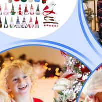 2026 Christmas Gnome Countdown Calendar Advent 24 Days Countdown Calendar Festive Toy Decor Ornament Planner For Teen Kids 21x21x5cml