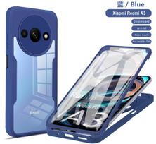360° Full Body Case for Xiaomi Redmi A3 Screen Protection Film Luxury Silicone Protection Hard Phone Cover Redmi A3 for Redmi A3