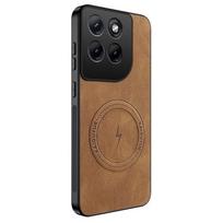 For Motorola Edge 60 Vintage Business Phone Case Cover Sheepskin Leather Magnetic Case Moto Edge 60S Wireless Case Moto Edge 70 Moto Edge 70 ruda