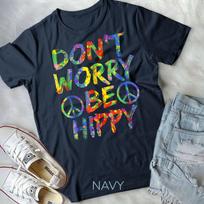 Don't Worry Be Hippy Shirt Hippie T-shirt Paint Splash Soul Unisex Youth T-shirt S