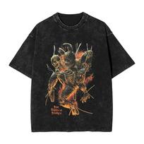 FNAF At Freddys Harajuku Style Unisex Cotton Unisexs High Quality Fashion Short Sleeve Top Unisex Gothic Comfortable TShirt S įvairiaspalvis