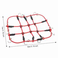 Nylon RC Luggage Net for Traxxas TRX4M 1/18 and for Axial SCX24 1/24 RC Car For RC Crawler Car raudona