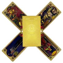 Spanish Golden Rider Tarot Cards A 78 Oracle Visions Divination Edition Deck Board Playing Game Cards