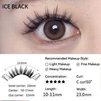 Reusable Soft Magnetic Eyelashes False Eyelash Pair Strong Magnetic Eyeliner Easy Apply Waterproof Lasting Women Daily Makeup 3D Natural & Thick&Mix