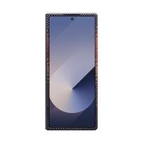 Applicable to Samsung zfold6 Kevlar aramid fiber material Moonrise blue zfold6 mobile phone case