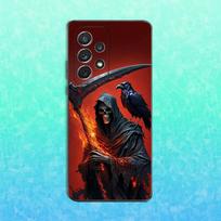 Santa Muerte Art Phone Case For Samsung S25,S24,S23,S22,S21,S20,S10,Ultra,Plus,Lite,FE,Soft Silicone Black Cover Samsung S20ULTRA5G
