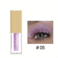 Nelengva ištepti akių šešėlių spalvų šou Sequin Pearlescent akių šešėliai Skysti dažai Skysti blizgantys akių šešėliai Ilgalaikis blizgantis makiažas #5